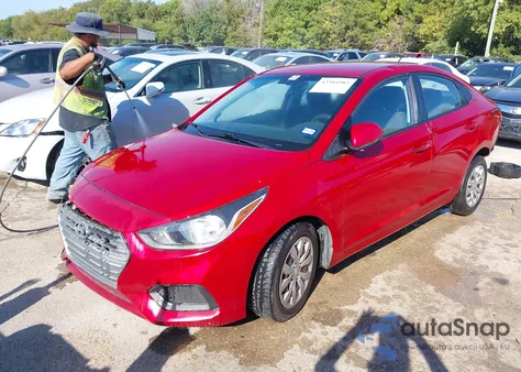 2018 Hyundai Accent Se z USA, uszkodzony, nr VIN 3KPC24A36JE015263